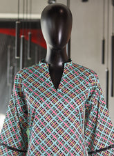 Royal Fashion Printed Lawn Stitched Kurti - RF24PL D-01 B&M